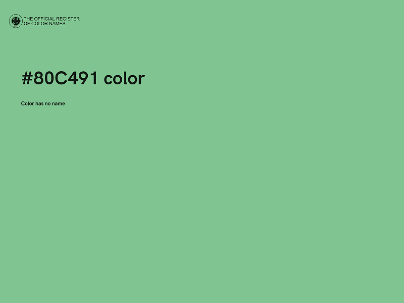 #80C491 color image