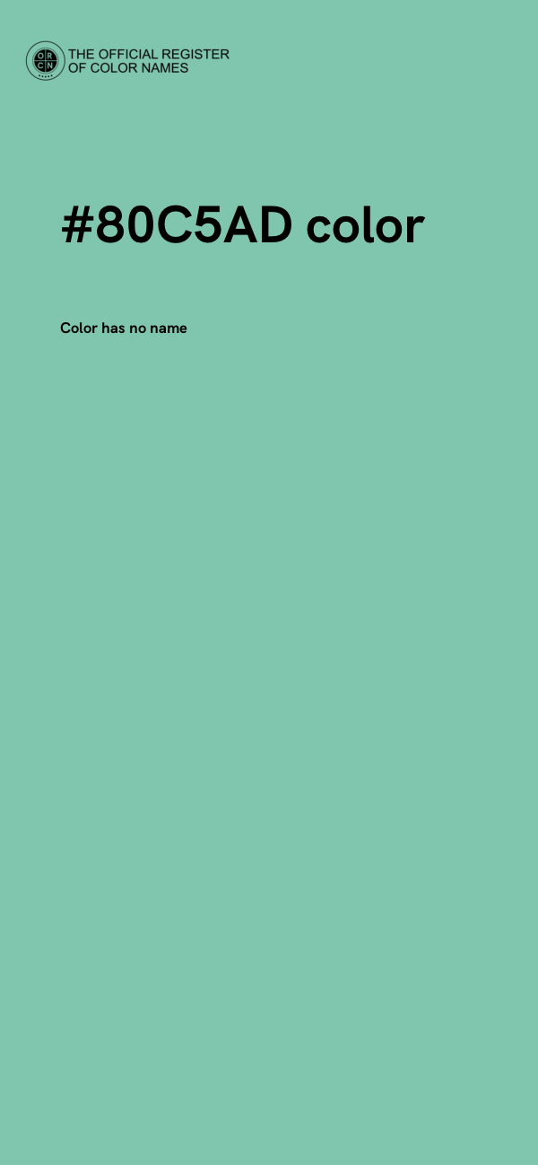 #80C5AD color image