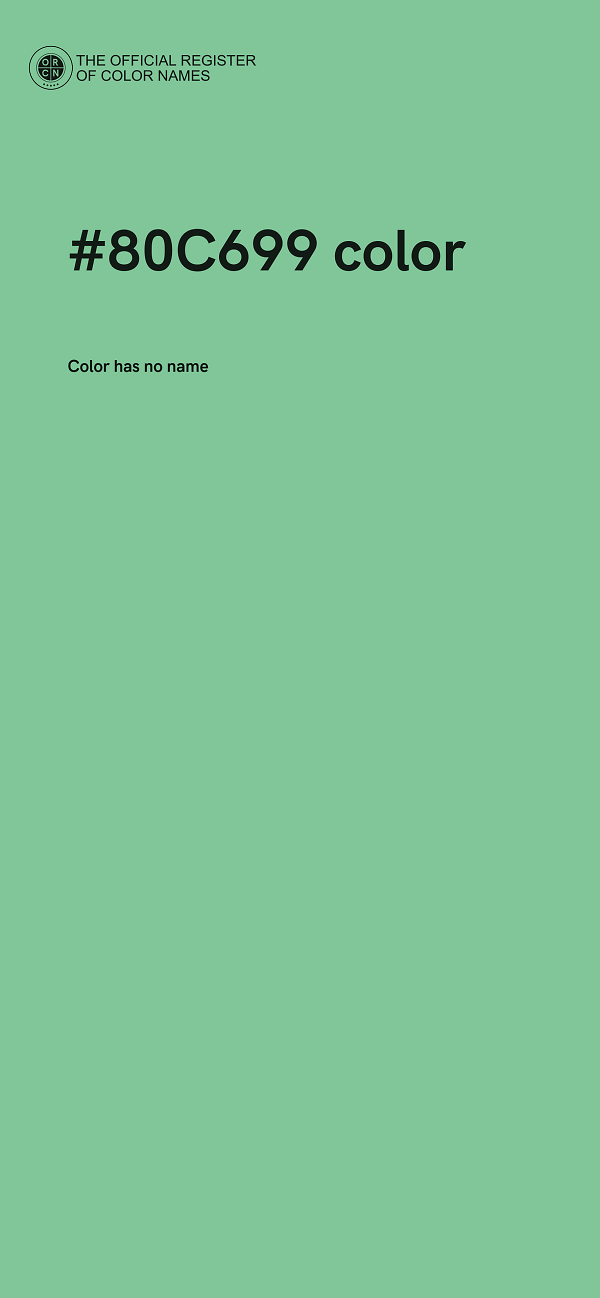 #80C699 color image