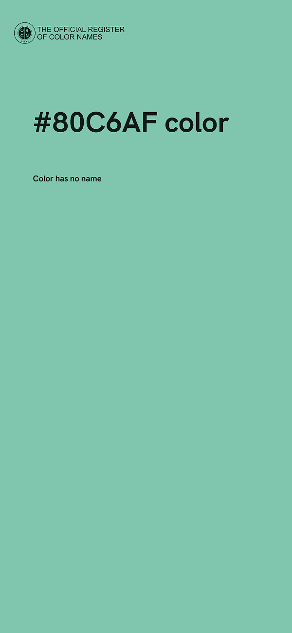 #80C6AF color image