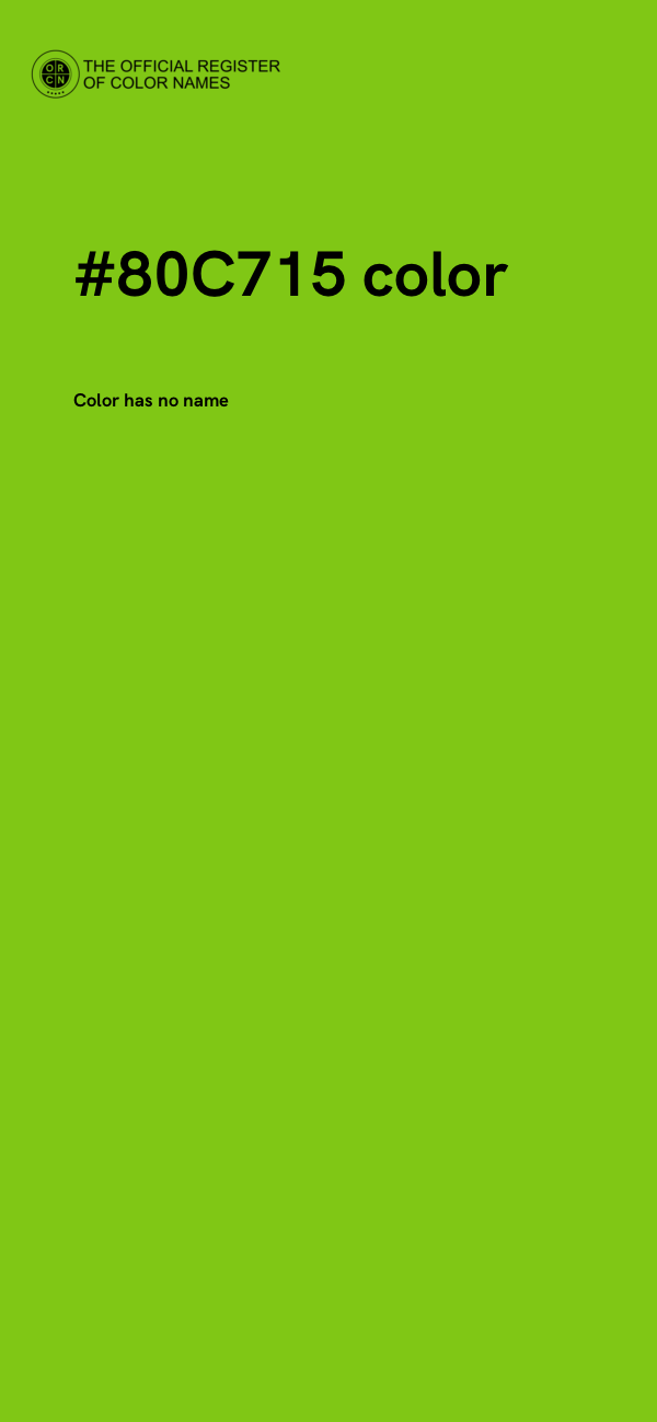#80C715 color image