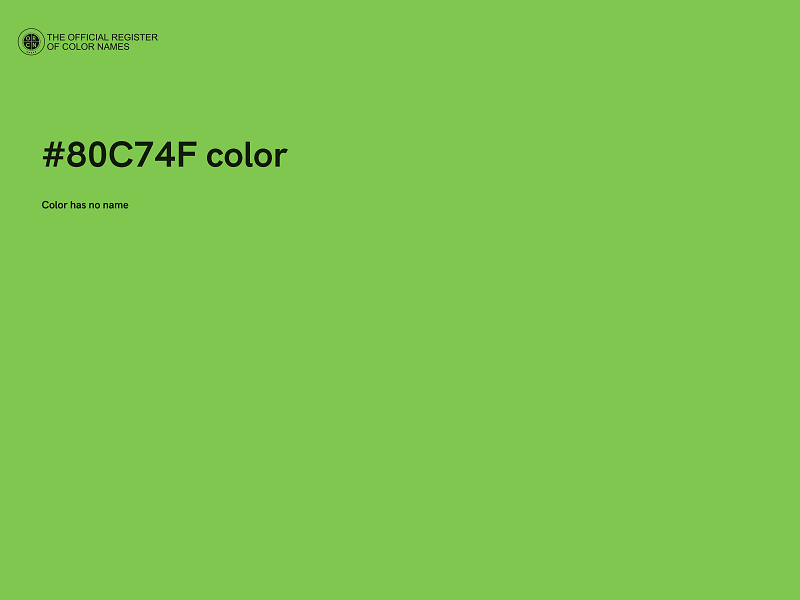 #80C74F color image