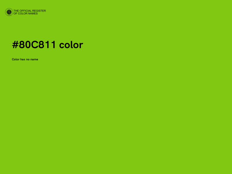 #80C811 color image