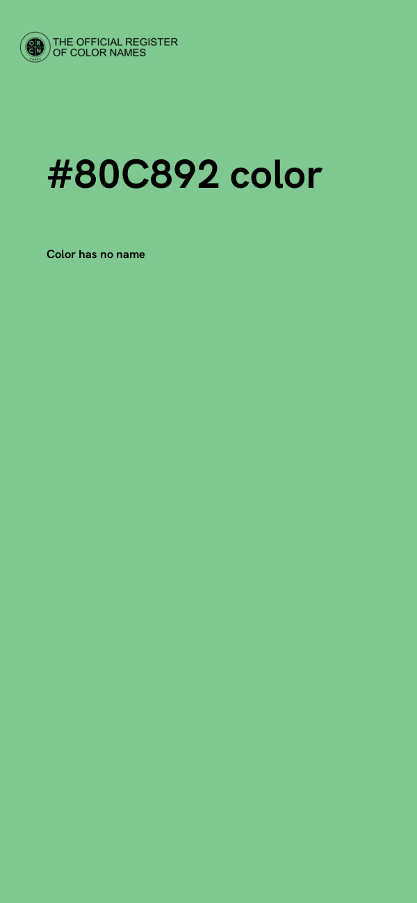 #80C892 color image