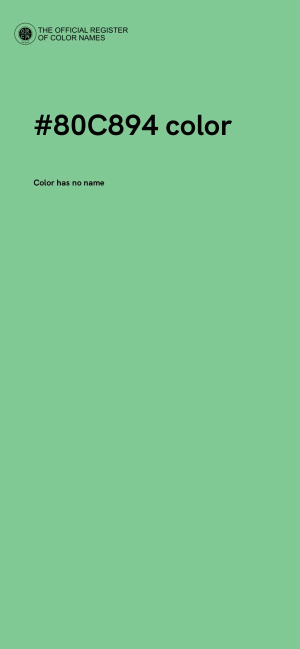 #80C894 color image