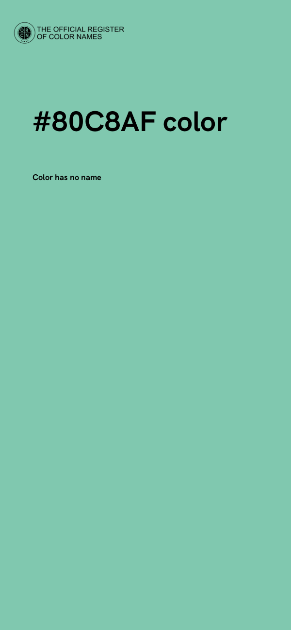 #80C8AF color image
