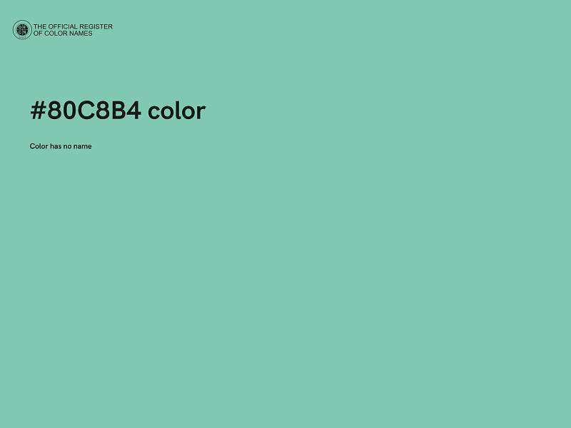 #80C8B4 color image