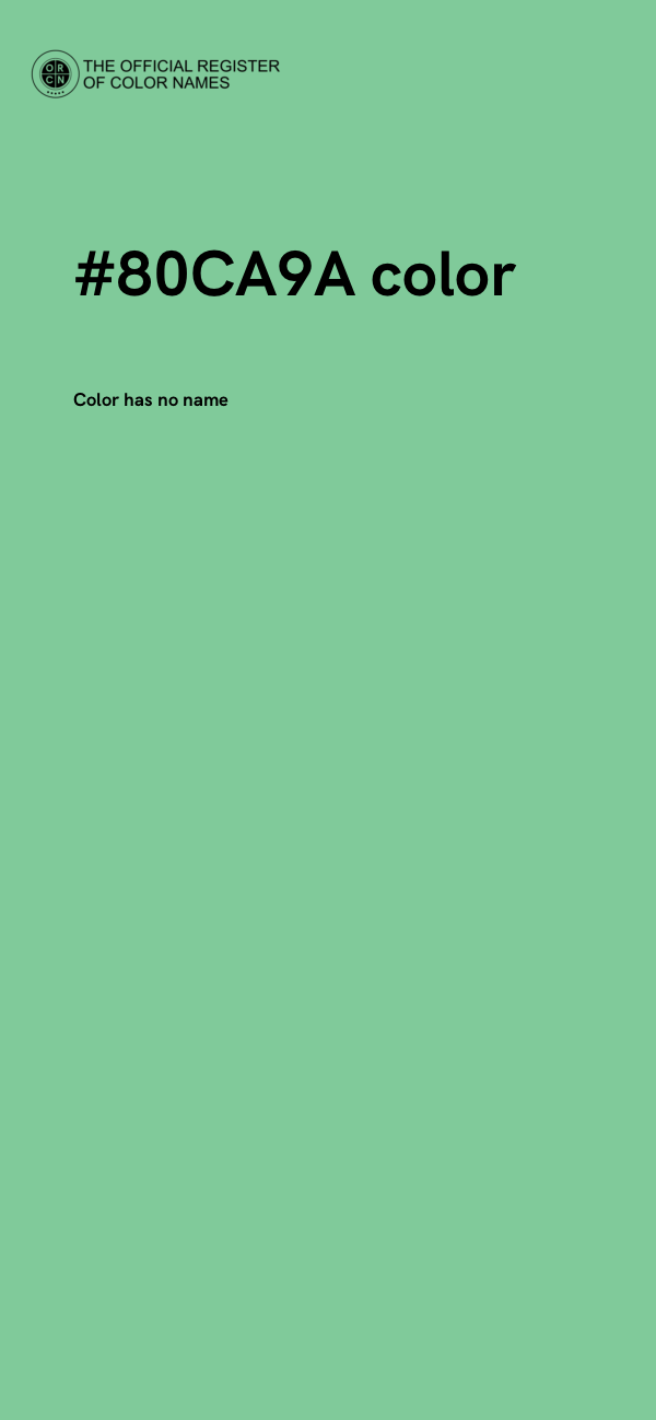 #80CA9A color image