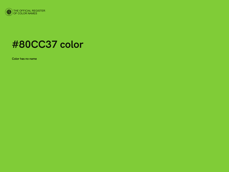 #80CC37 color image
