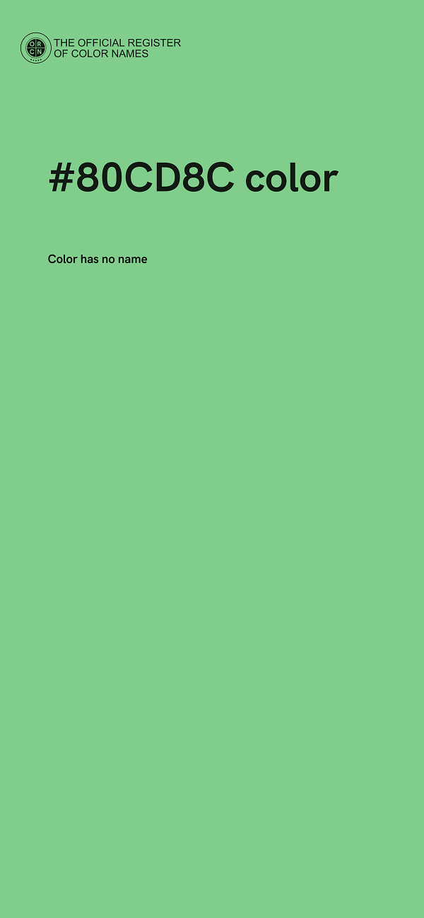 #80CD8C color image