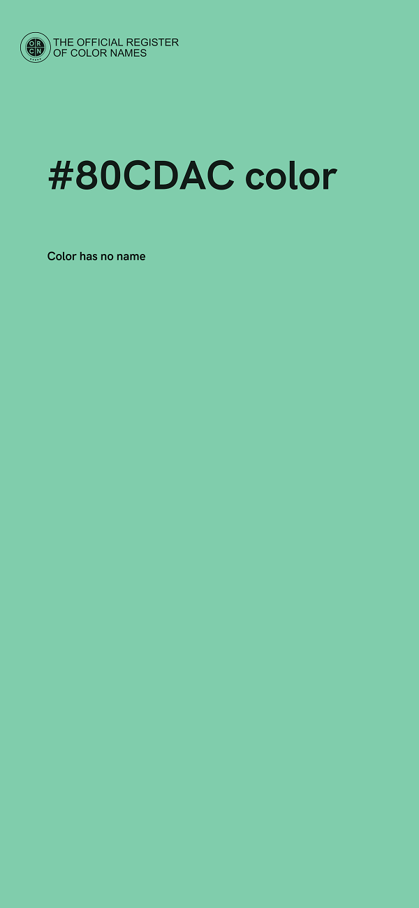 #80CDAC color image