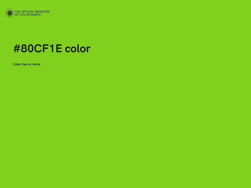 #80CF1E color image