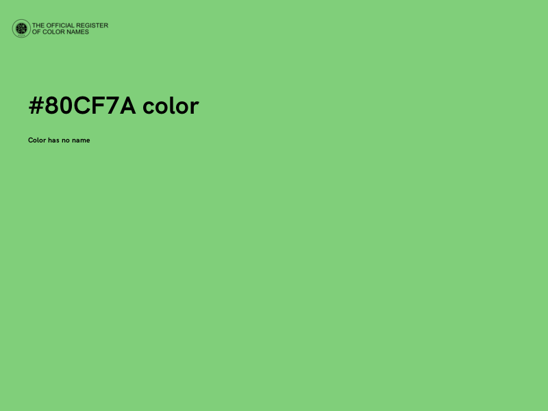 #80CF7A color image
