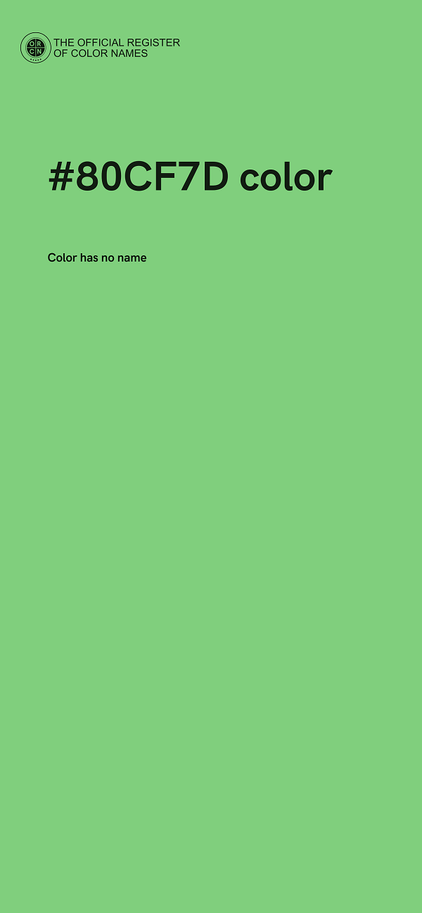 #80CF7D color image