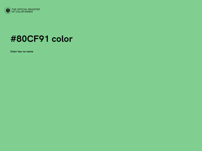 #80CF91 color image