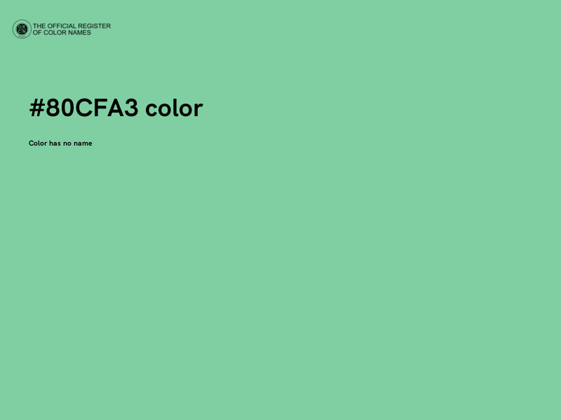 #80CFA3 color image