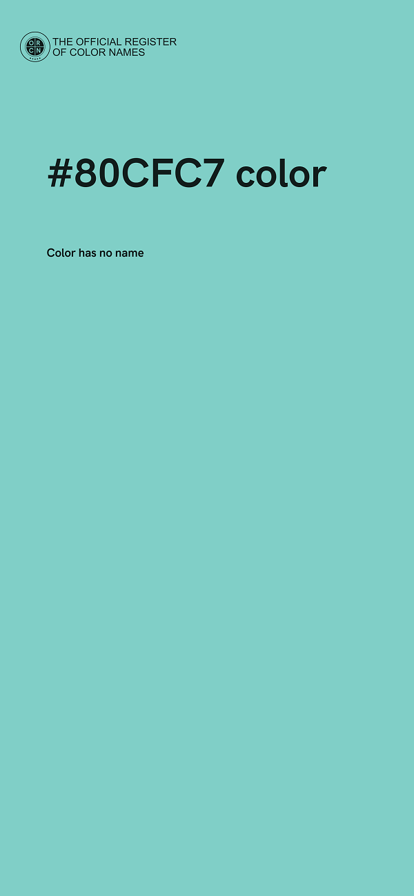 #80CFC7 color image