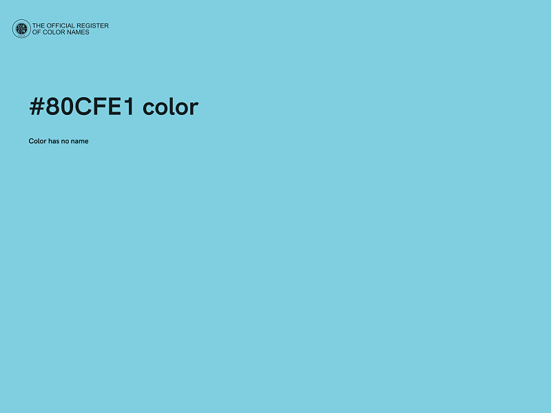 #80CFE1 color image