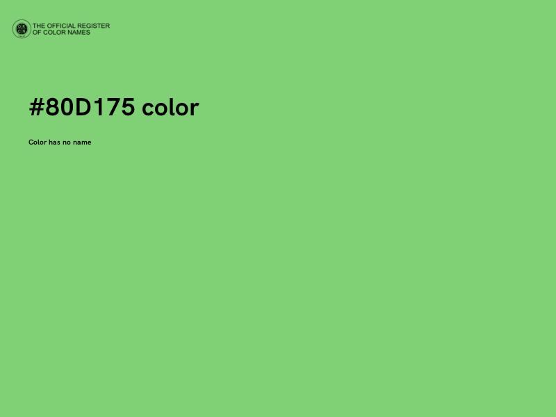 #80D175 color image