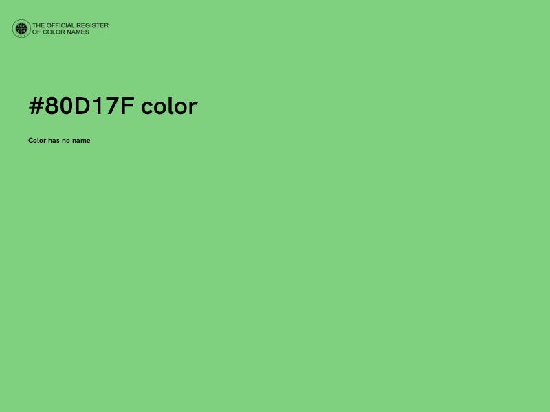 #80D17F color image