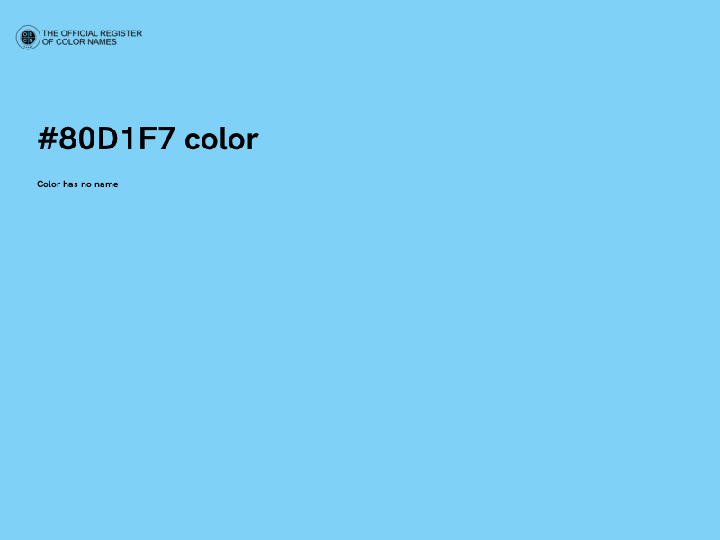 #80D1F7 color image
