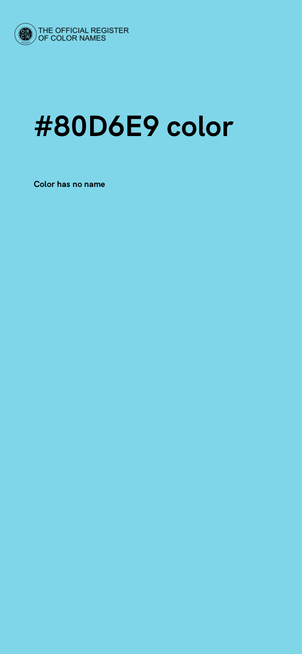 #80D6E9 color image