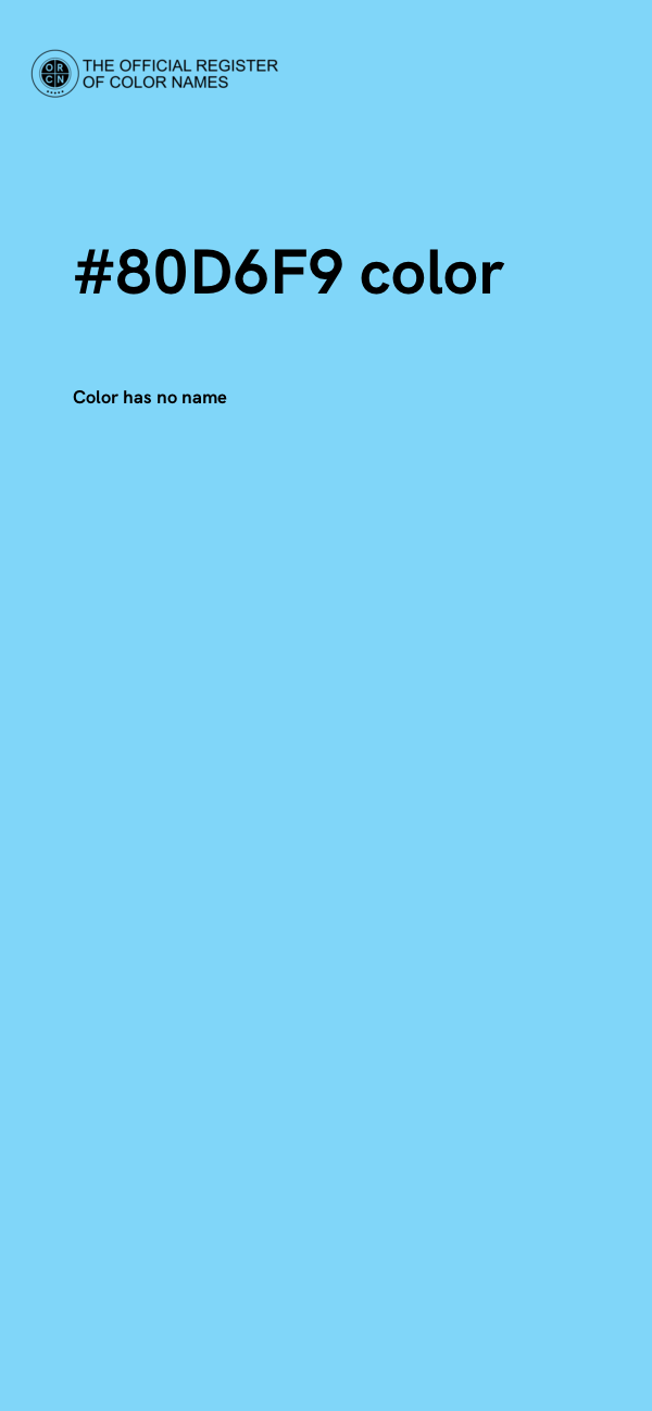 #80D6F9 color image