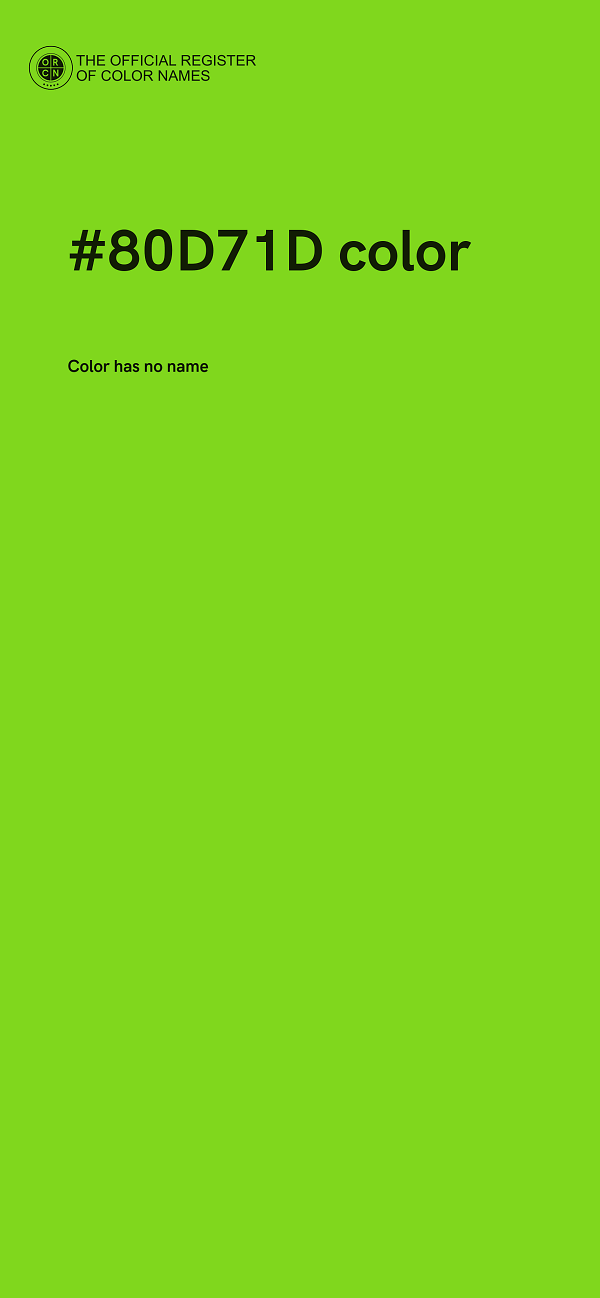 #80D71D color image