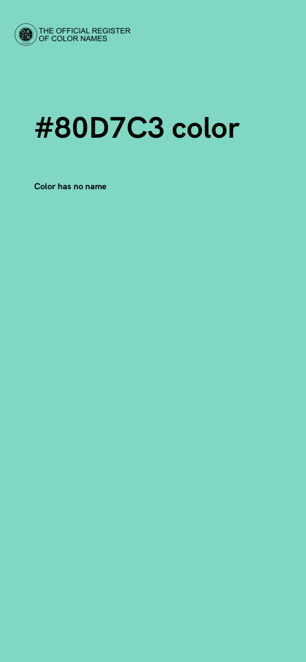 #80D7C3 color image