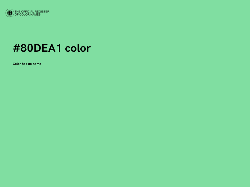 #80DEA1 color image