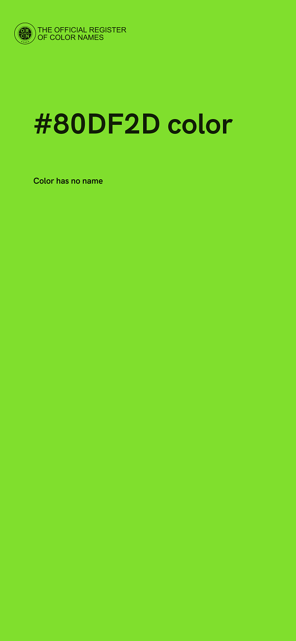 #80DF2D color image