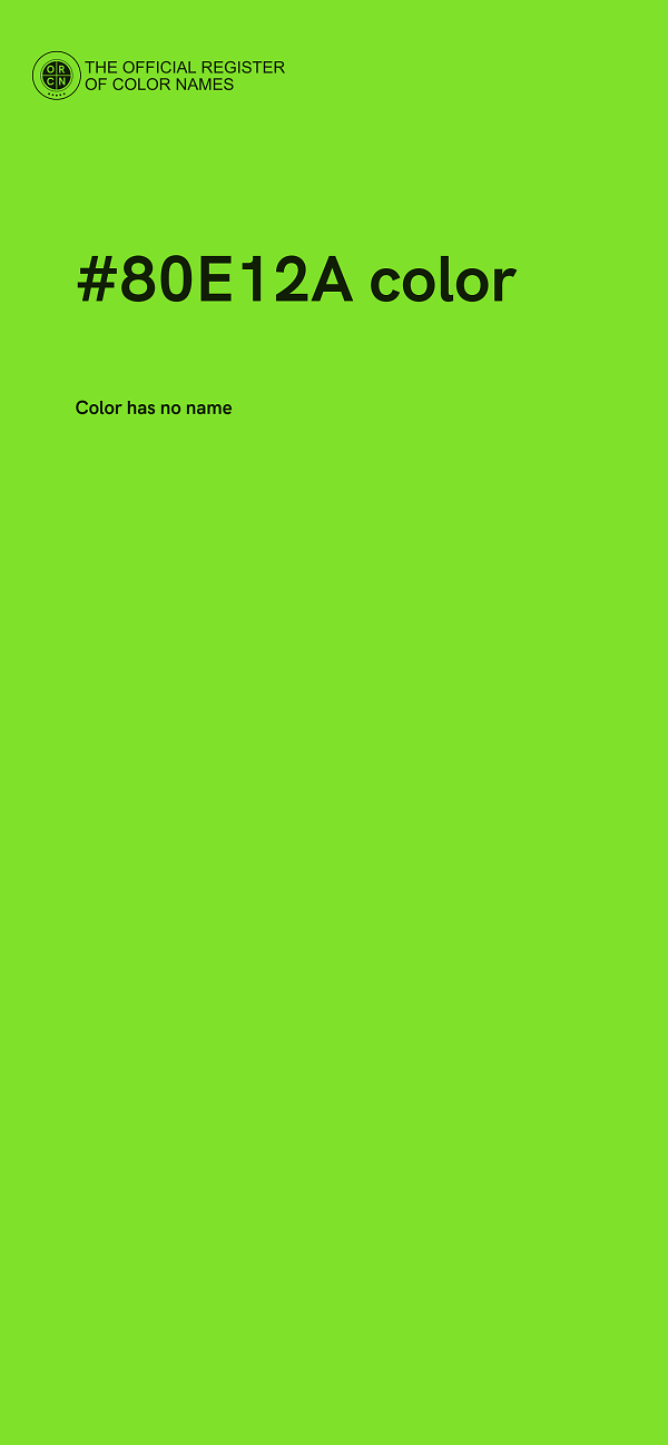 #80E12A color image