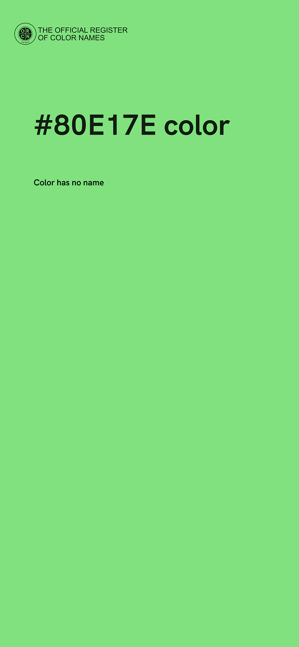 #80E17E color image