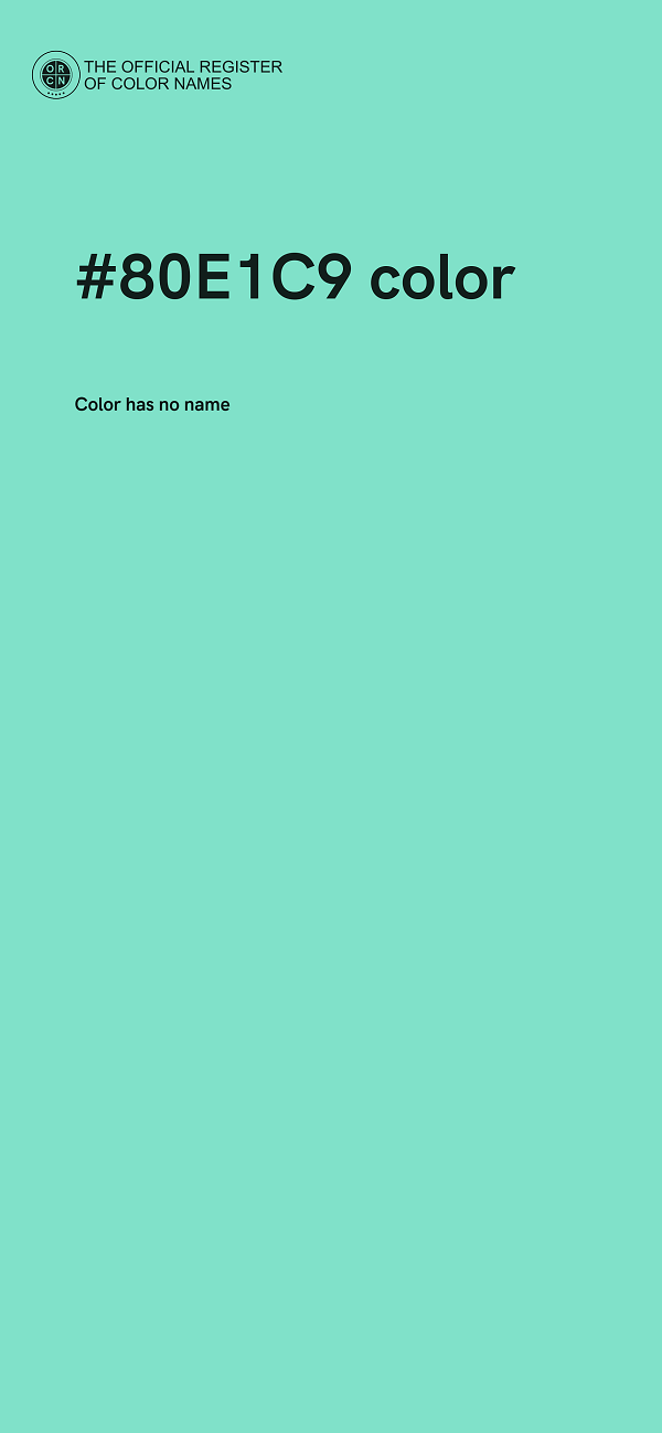 #80E1C9 color image