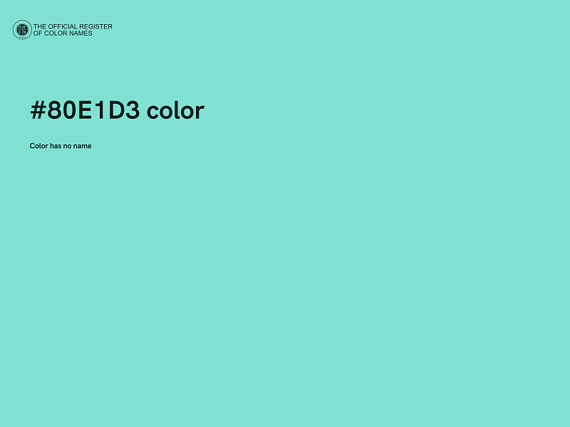 #80E1D3 color image