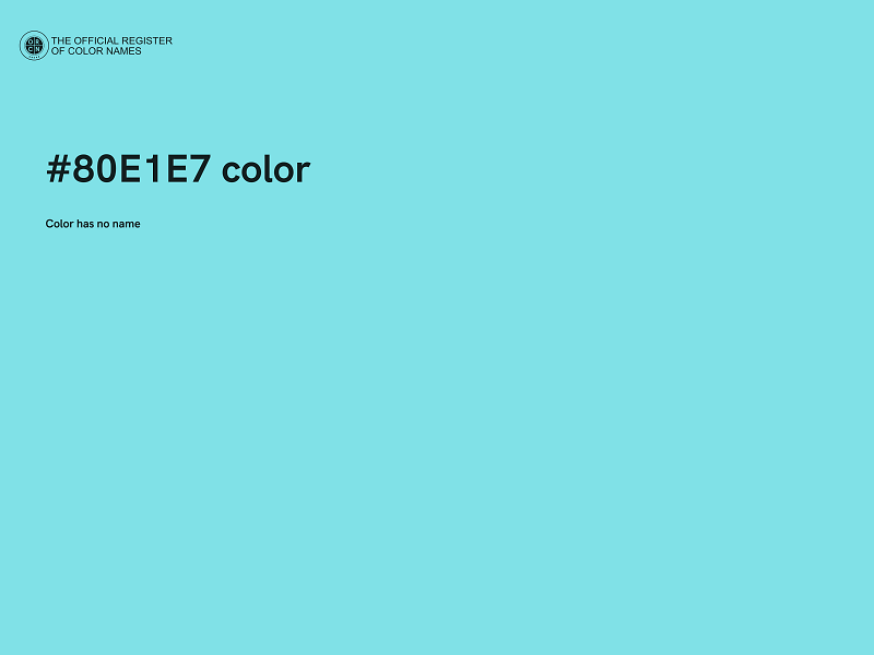 #80E1E7 color image