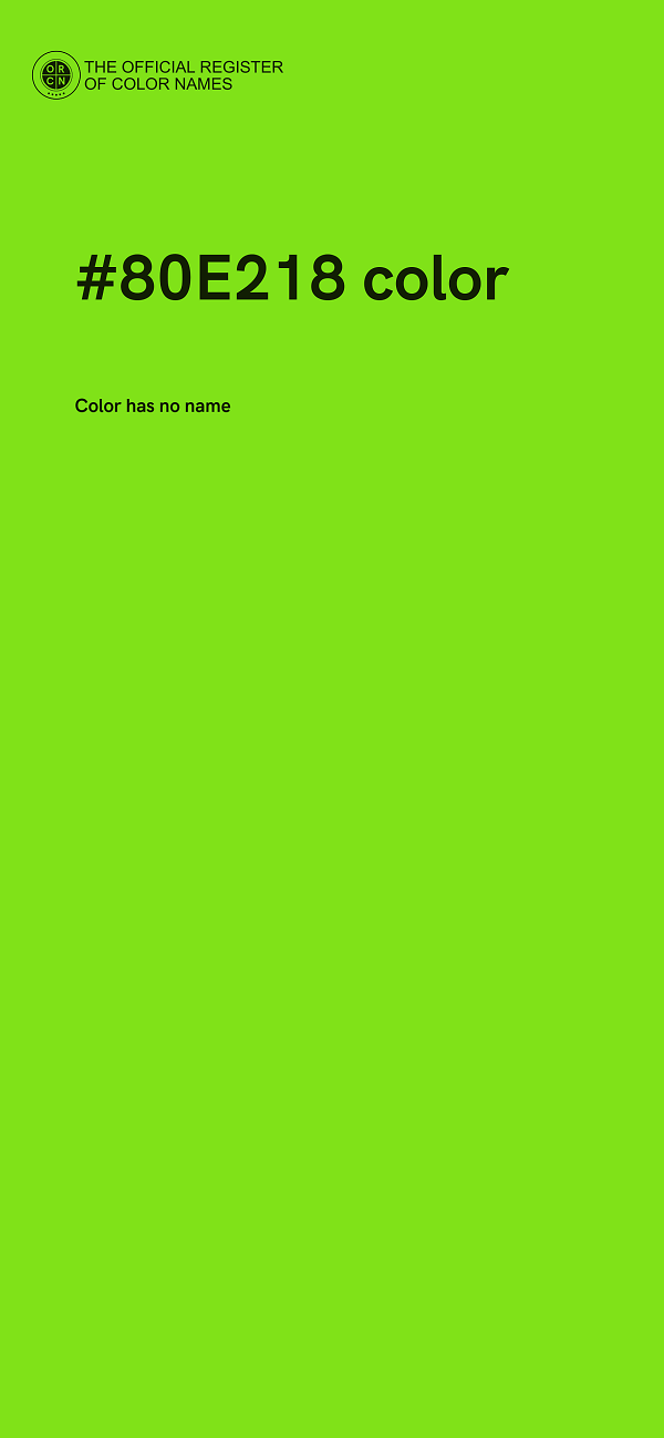 #80E218 color image