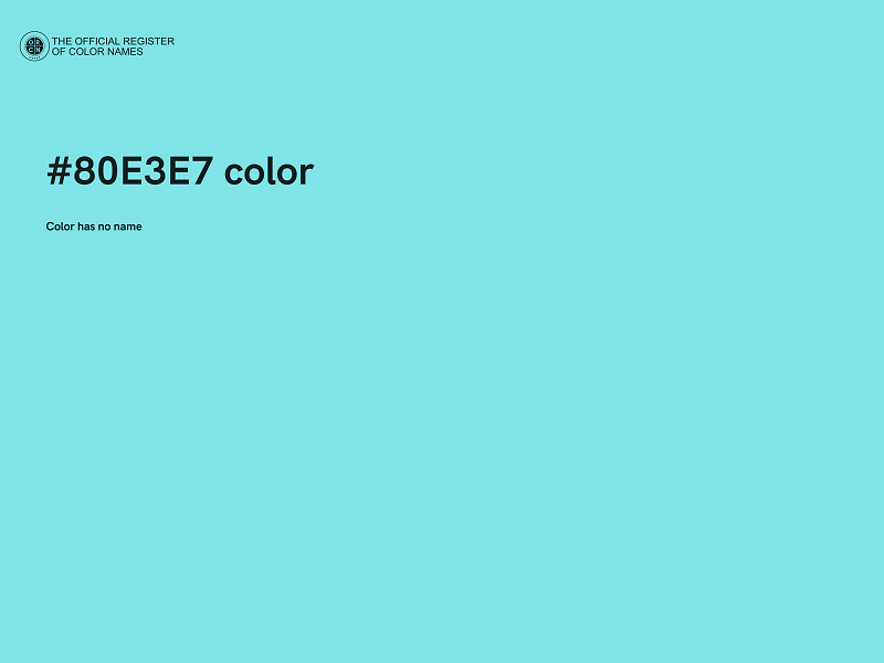 #80E3E7 color image