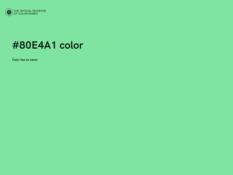 #80E4A1 color image