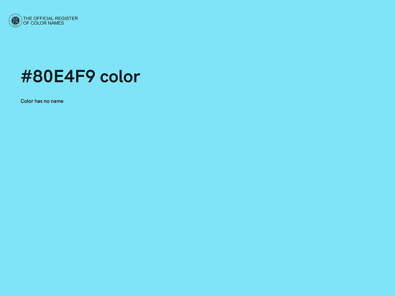 #80E4F9 color image