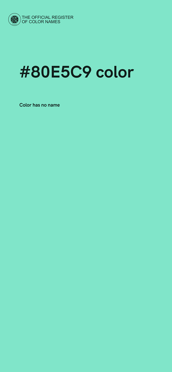 #80E5C9 color image