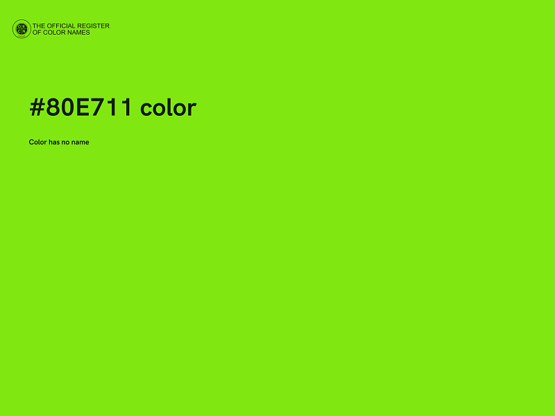 #80E711 color image