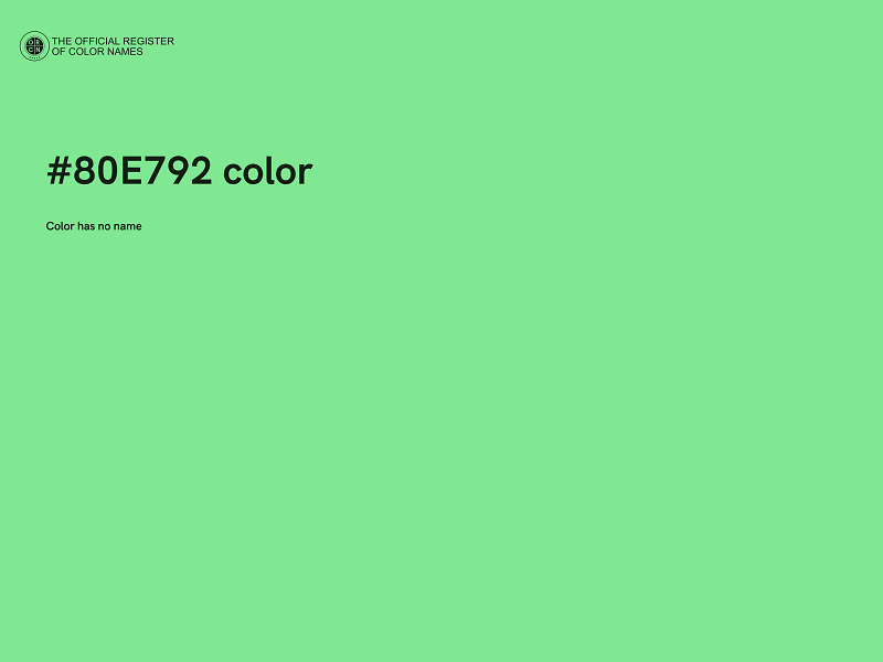 #80E792 color image