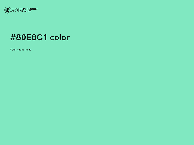 #80E8C1 color image