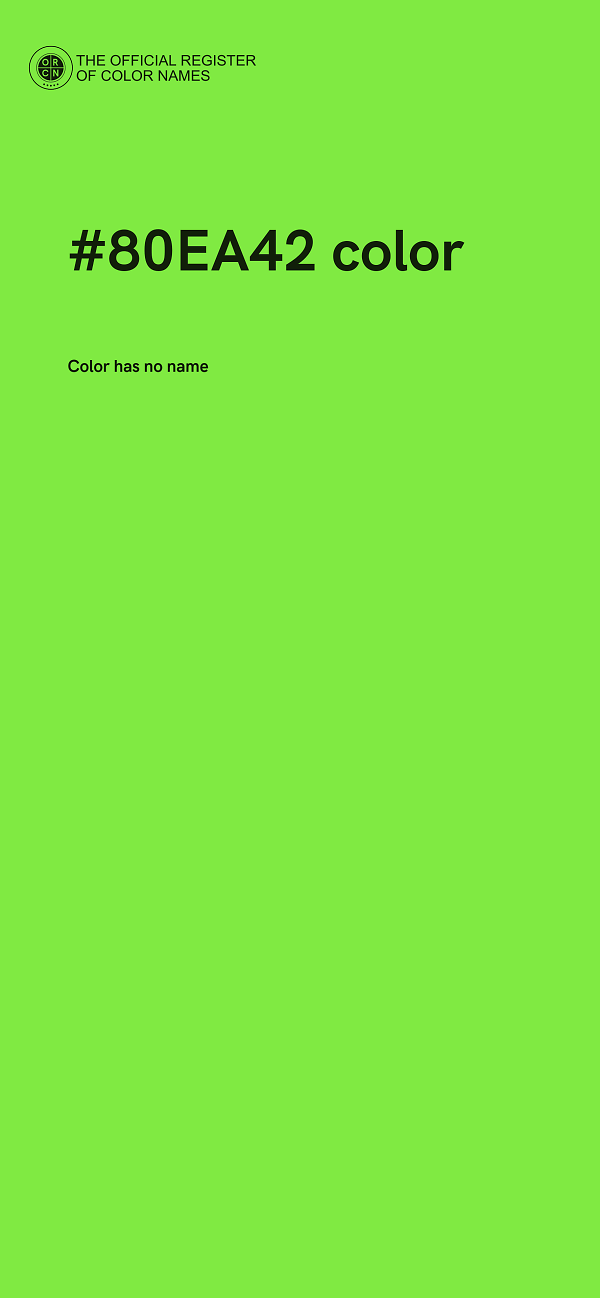 #80EA42 color image