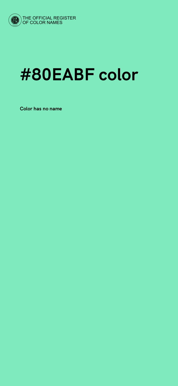 #80EABF color image