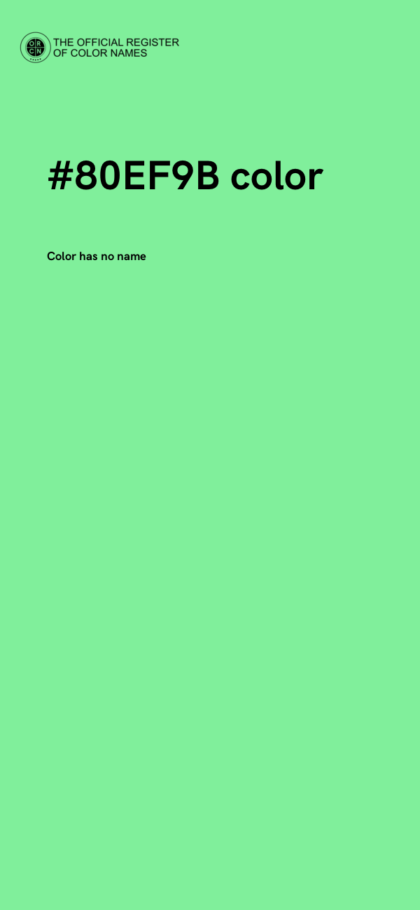 #80EF9B color image