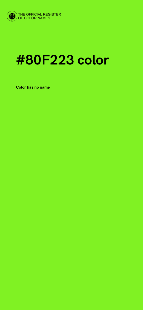 #80F223 color image