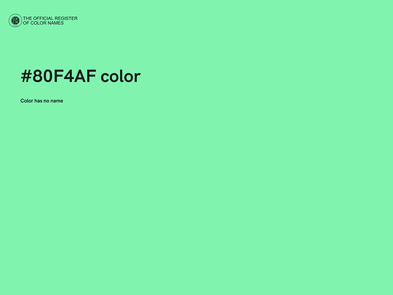 #80F4AF color image