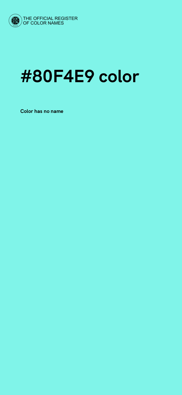 #80F4E9 color image